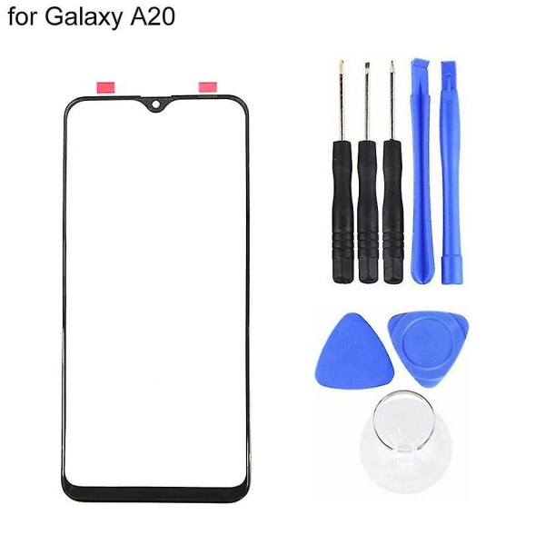 Reparationsverktygssats för pekskärm i frontglas for Galaxy A20