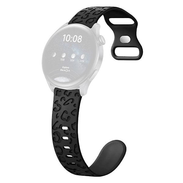 Leopardmönstrad design - Mörkblå Black
