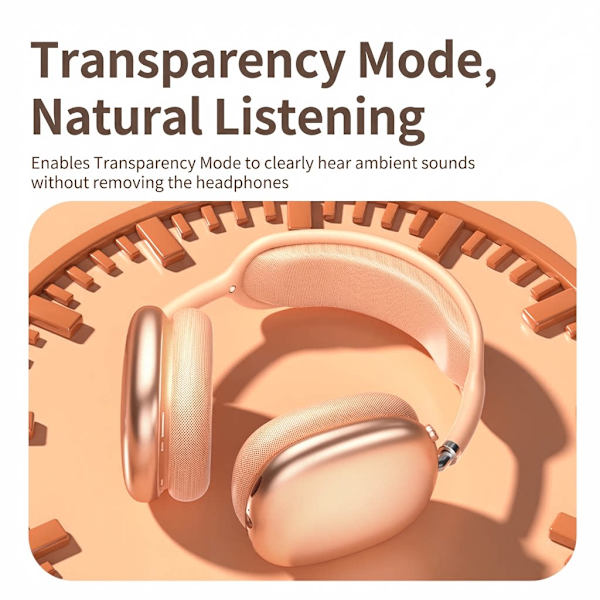 True Wireless Bluetooth-kuulokkeet - , Bluetooth 5.3 ,360° tilaääni (oranssi)