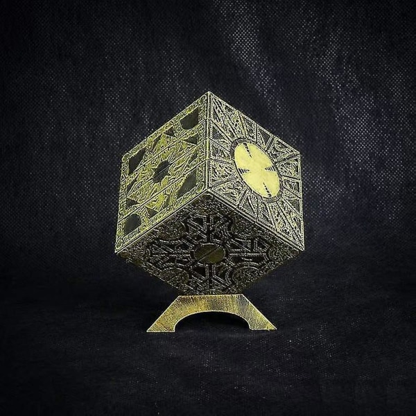 1:1 Hellraiser Cube -pulmalaatikko Siirrettävä Lament Terror Film -sarjan palapelilaatikkokuutio Täysin toimiva neulapään tukimallin figuurilelu