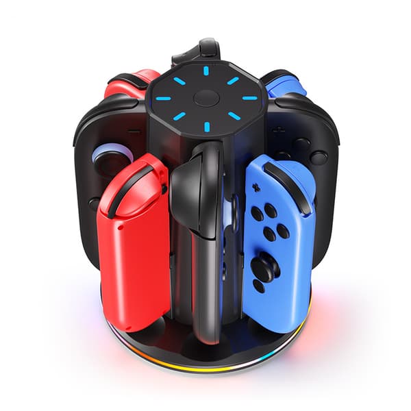 Oplader - 8-i-1 til Switch2 Controller Opladerbase