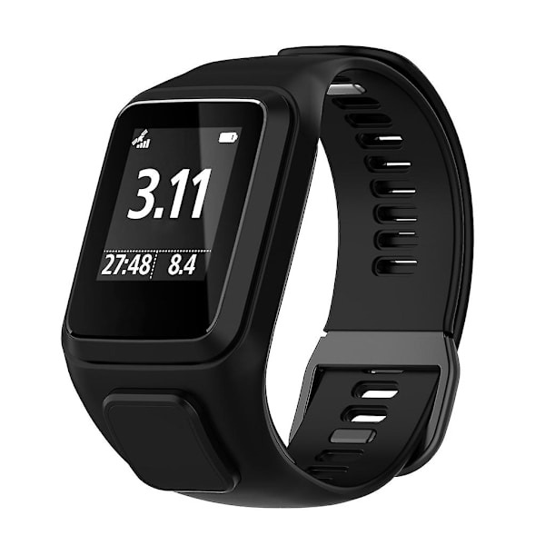 För Tomtom4 Smartwatch Bältesband Skyddande mjuka vattentäta silikonremmar Green