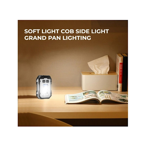 Super Lysstærk 800 Lumen Genopladelig Pandelampe Med Rødt & Hvidt Lys Og Bevægelsessensor Ipx4 Vandtæt Wjt525