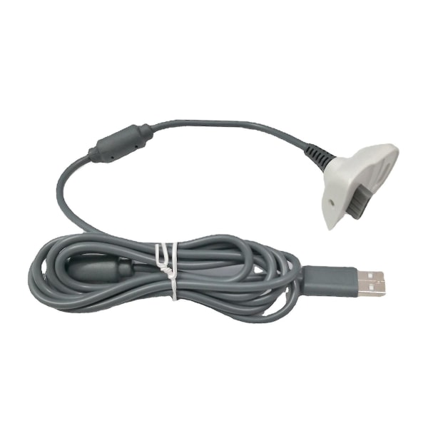 USB For Play Laddningskabel Kabelsladd för Xbox 360 trådlös spelkontroll