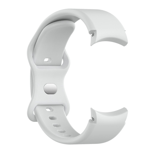 Til Samsung Galaxy Watch 4/Watch 4 Classic Watch Band 20mm Rem med Butterfly Spænde Light grey, Light Grey H Samsung Galaxy Watch4