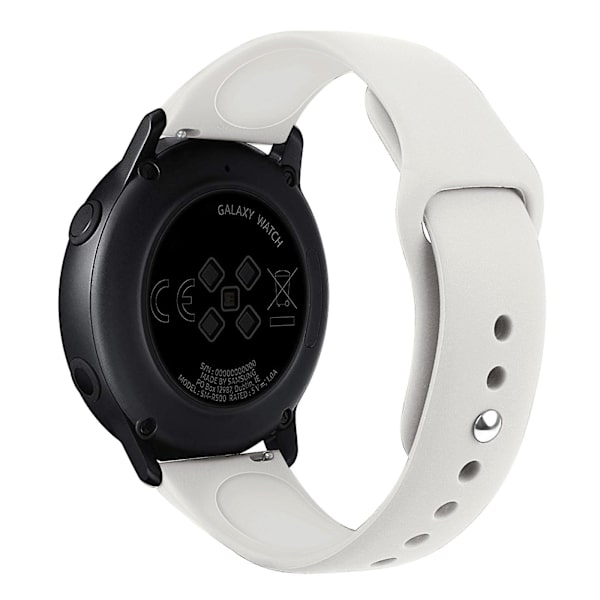 Til Samsung Galaxy Watch Active2 Bluetooth Version 40mm Smart Watch Solid Color Silikonur Apricot