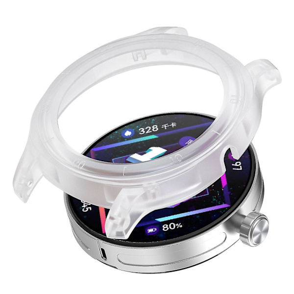 Huawei Watch GT Cyber -suojakotelo, iskunkestävä, kova kuori, ontto suojakuori, 22 mm:n korvakkeelle Transparent H Huawei Watch GT Cyber