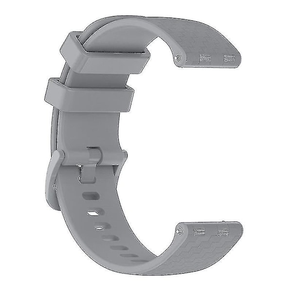 For Garmin Samsung Polar Huami Huawei 20mm Karbonfiber Silikonklokke Rem Stropp Erstatning Håndleddsrem Grey, Grey C Other Smartwatch Model