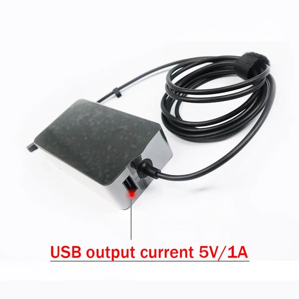 Lader - 65W 15V 4A for Microsoft Surface Book Pro3 4 5 6 7, hurtiglader med 5V 1A