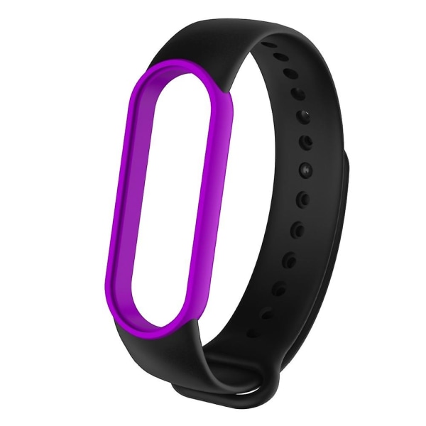 For Xiaomi Mi Band 6 (ca8856) silikonklokkerem Black Purple