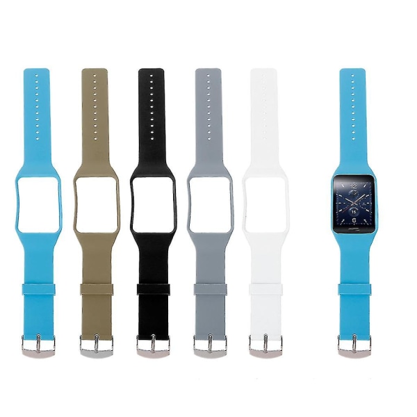 Byte av silikonarmband till Samsung Galaxy Gear S Sm-r750 Smart Watch White