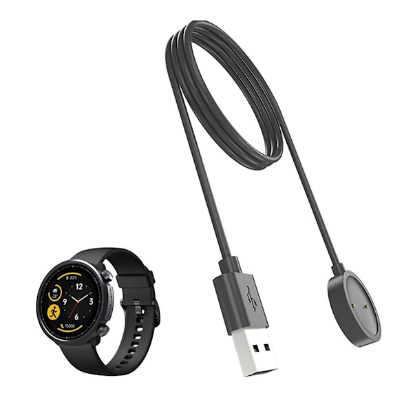 Usb-ladekabel Strømadapter Brakett-lader Ledning For Mibro Watch A1 100cm