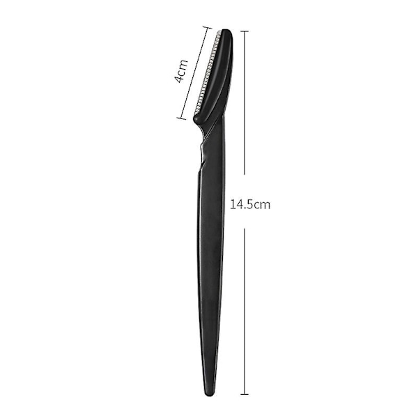 10x Eyebrow Razors - Svart