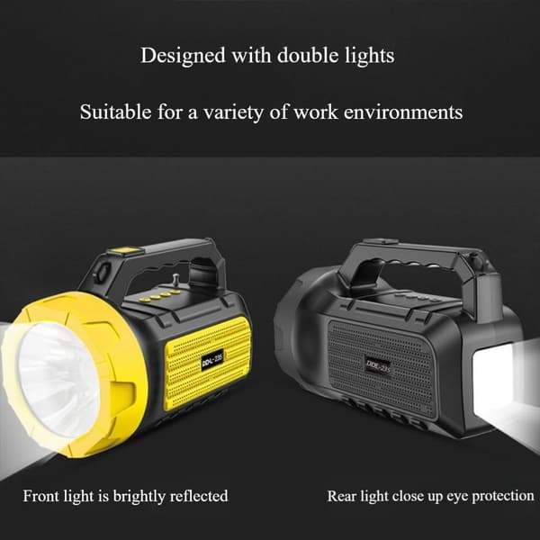 Bluetooth Solar LED lommelykt (rød)