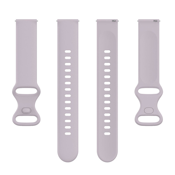 För AmazfitBip3 Watch Silikon Loop Strap Armband Svettsäker Modearmband White