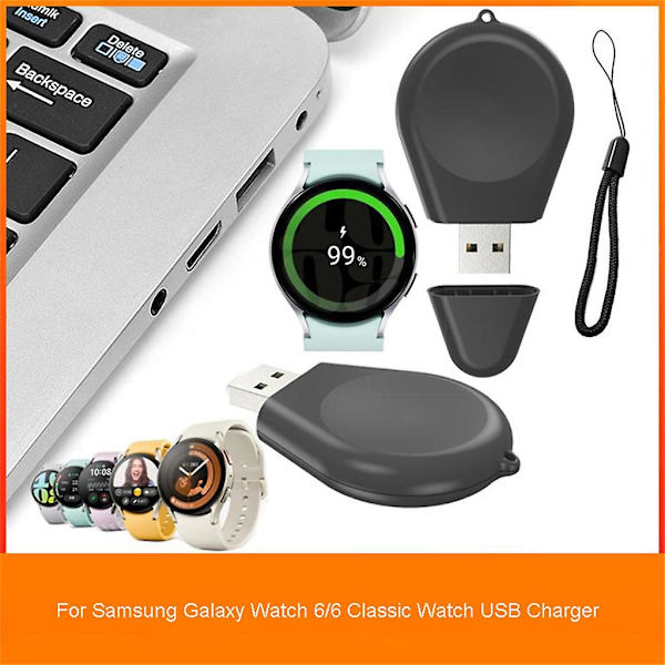 USB laddarehållare Power Strömadapterställ för Watch 6/6Classic
