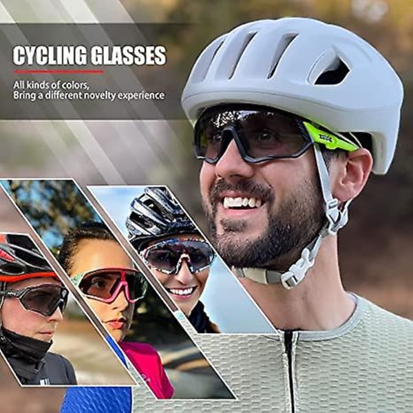 Pyöräilylasit Miesten Photochromic Aurinkolasit Naiset Mtb Maastopyörä Polkupyörä color 3