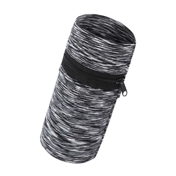 Høy Elastisitet Løpeveske Med Glidelås (Svarte Og Grå Striper)