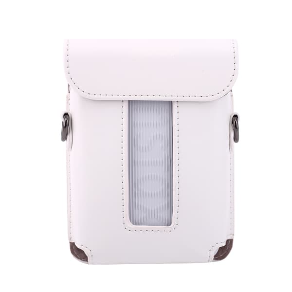 Etui for Instax Mini Link 3, PU med skulderstropp (Hvit) White