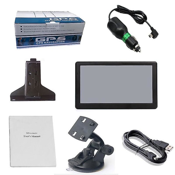 7 tommer touchscreen bil & lastbil GPS-navigationsnavigator Sat 8gb 256mb Auto Rv GPS-navigationssystem"