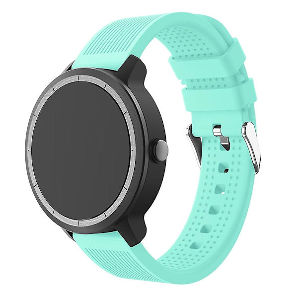 20 mm randigt texturerat silikonarmband för Garmin Vivoactive 3, justerbart ersättningsarmband Indigo C Garmin Vivoactive 3