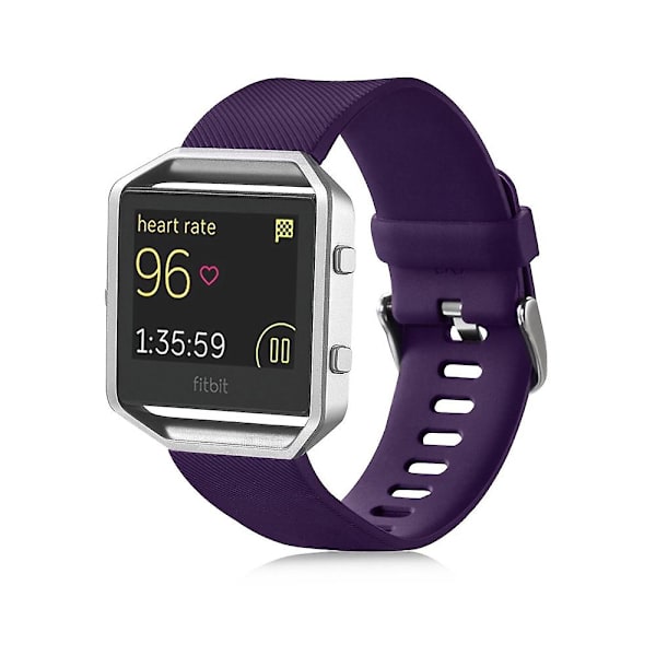 Mjukt silikon sportarmband för Fitbit Blaze Purple C Other Phone Models