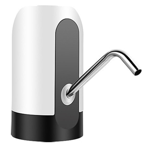 Vattenflaskpump, inloppsrör, utloppsrör, USB laddningskabel, engelsk manual