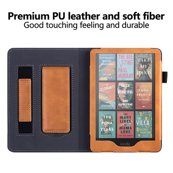 Etui - Til 12. generation Kindle Paperwhite, med automatisk dvale/vækning (sort)