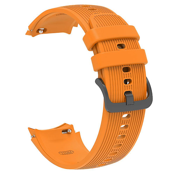 For Oppo Watch X udskiftning blød silikone rem justerbar urrem Orange