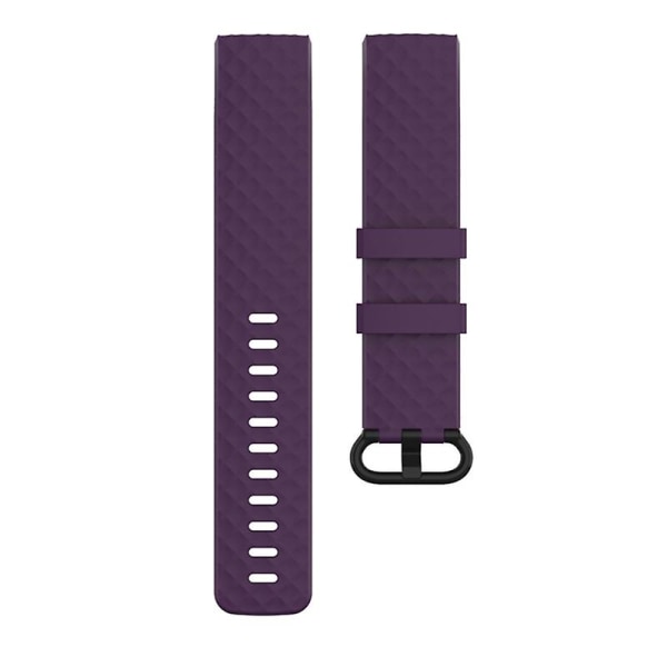 Smartwatch TPE-armband Andningsbart svettsäkert band Passar för fitbit Charge 3/4