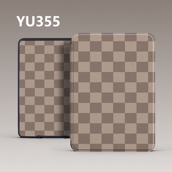 Etui til Kobo Clara BW 6 tommer Model N365 – Ternmønster med håndrem Brown