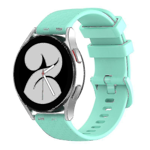 For Garmin Samsung Polar Huami Huawei 20mm Karbonfiber Silikonklokke Rem Stropp Erstatning Håndleddsrem Light green, Light Green B Other Smartwatch Model