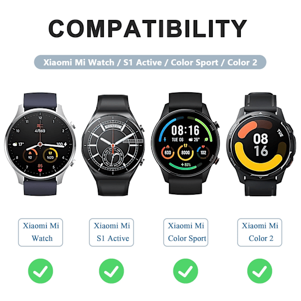 Lader for Xiaomi Mi Watch/S1 Active/Color 2