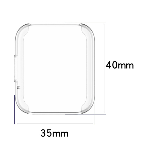 Skyddande fodral för Redmi Watch2 Lite Transparent White