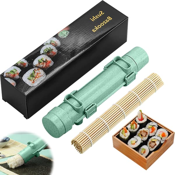 Sushikone - Bazooka-valmistussarja rullausmatolla (vihreä)