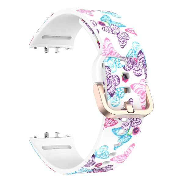 Samsung Galaxy Fit3 -kuviollinen silikoniranneke, vaihdettava ranneke Butterfly