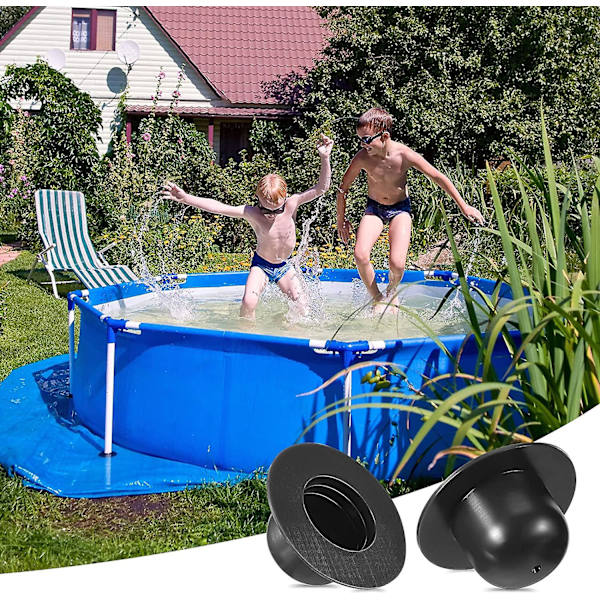 8 styks afløbspropper til swimmingpool Udskiftning af inground pool filter pumpe Si hul prop vægprop Kompatibel med svømmebassiner