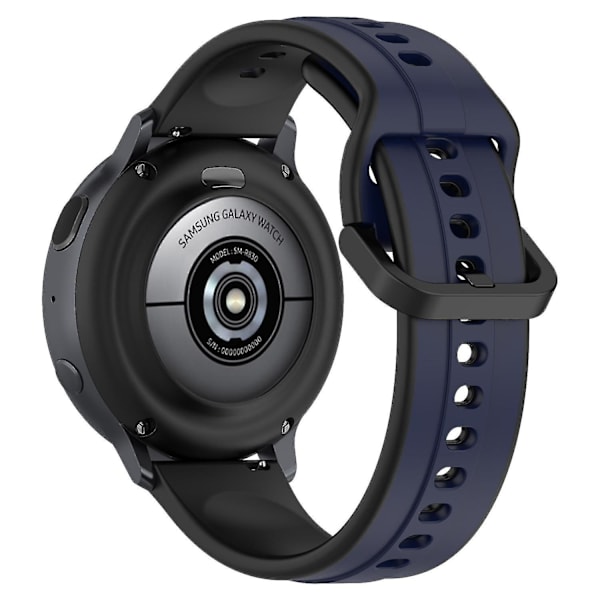 Til Samsung Galaxy Watch Active2 44mm 40mm Sport Remme Dobbelt 20mm Silikone Udskiftningsrem Multicoloured H H Samsung Galaxy Watch A
