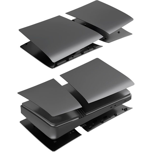 Etui til Ps5 Pro Digital Version, Matte Side Shell Faceplates Udskiftningstilbehør (Kompatibel, Hvid)