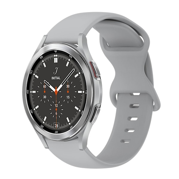 Silikonihihna Samsung Galaxy Watch 4 Classic 46mm -kelloon Grey