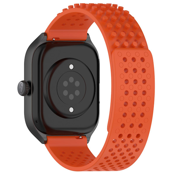 Silikonklockarmband 20 mm Andningsbart klockarmband för Garmin Vivoactive 5/garminactive 5/venu Sq 2 Orange