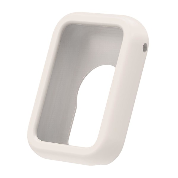 Blød silikoneetui til Xiaomi Smart Band 8 Pro, stødsikkert smartwatch-rammecover Light Gold