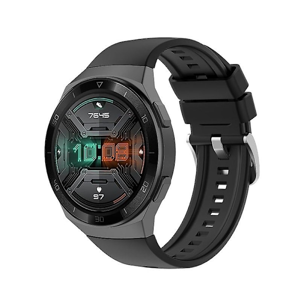 Högkvalitativt silikonarmband för Huawei Watch GT 2e Black A Huawei Watch GT 2e