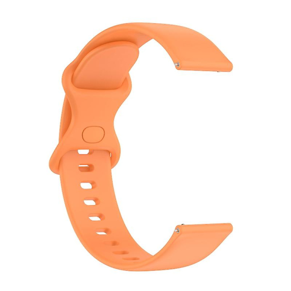 För AmazfitBip3 Watch Silikon Loop Strap Armband Svettsäker Modearmband Orange