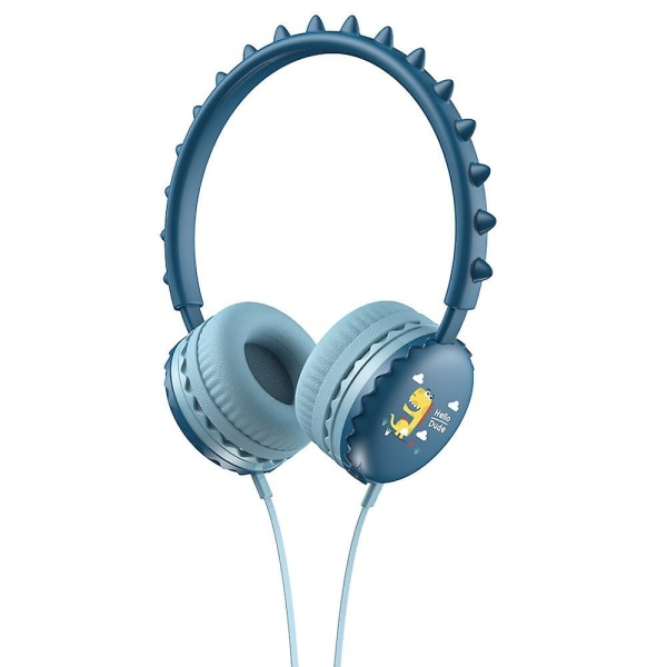 Y18 Bästa presenter Söta dinosauriemönster trådbundna headset lätta bärbara hörlurar med mikrofon S