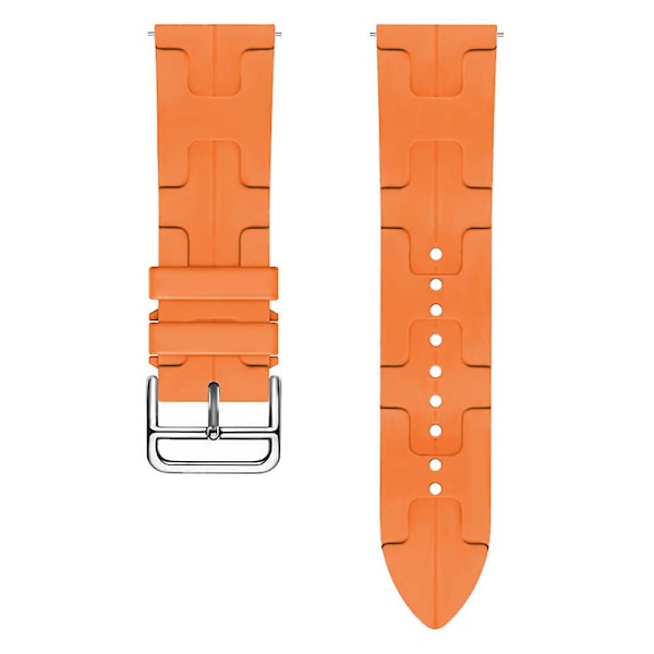 22mm flytande silikonklockarmband vattentätt armband för Huawei Watch Gt 4 / Gt 3 / Gt 2 46mm Orange