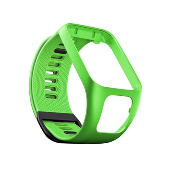 Vaihto silikonihihna TomTom Adventurer / Runner 2 3 / Spark 3:lle Green