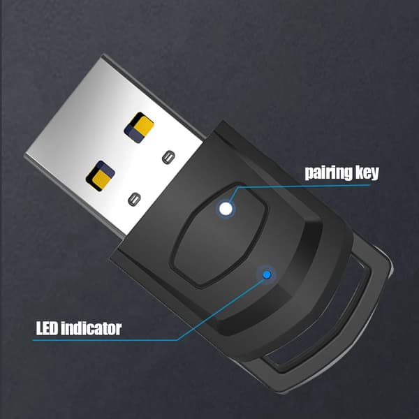 Lydadapter - For Ps5 Ps4 Spillkonsoll Pc Hodesett Bluetooth 5.0 Lydsender