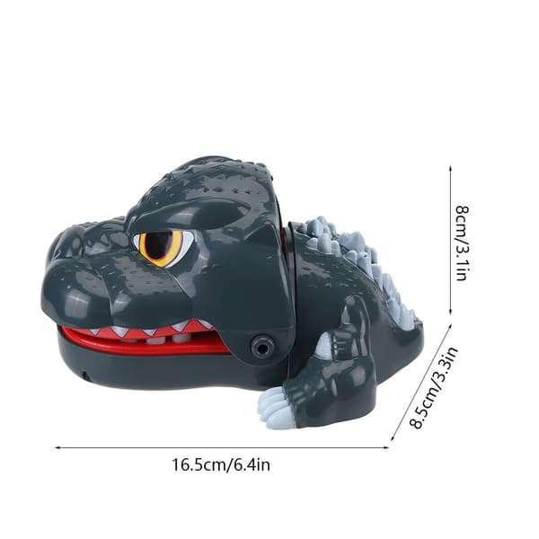Dinosauruksen suun purema sormipeli temppulelu