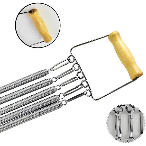 Spring Chest Expander,bryst Expander|arm træning,bryst Expander med 5 metalfjedre,bryst Pul
